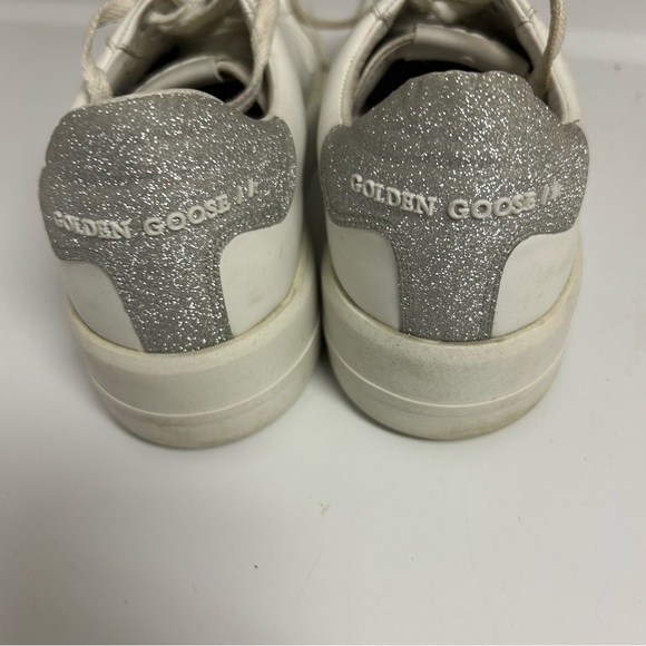 Golden Goose White Pure Star Sneakers - Picture 9 of 11